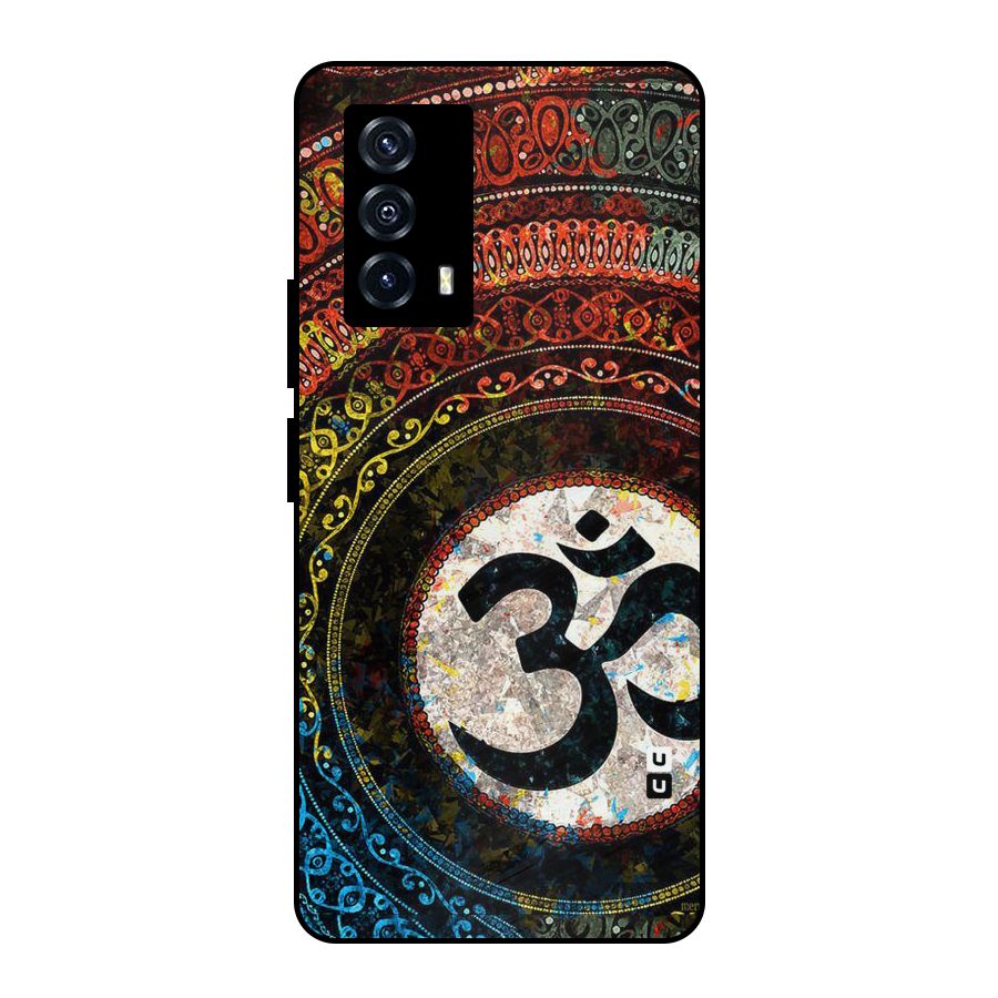Culture Om Design Metal Back Case for iQOO Z5