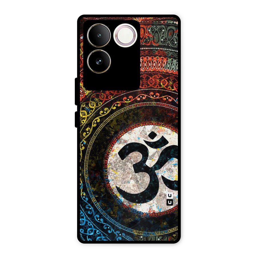 Culture Om Design Metal Back Case for iQOO Z7 Pro