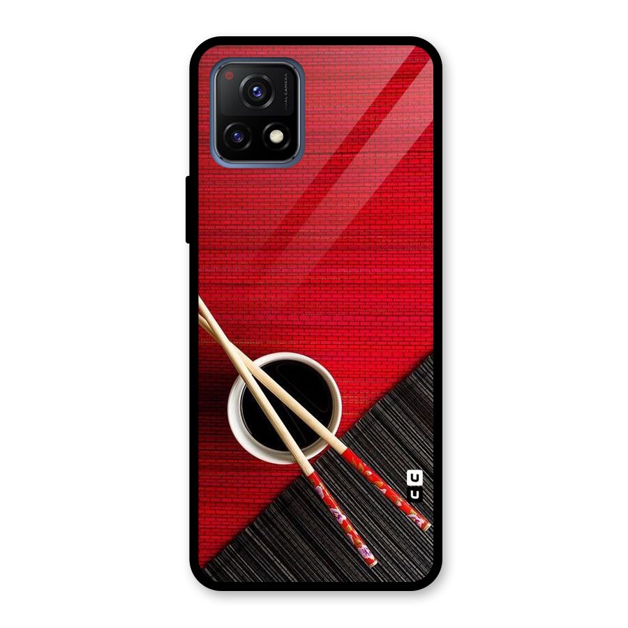 Cup Chopsticks Glass Back Case for Vivo Y72 5G