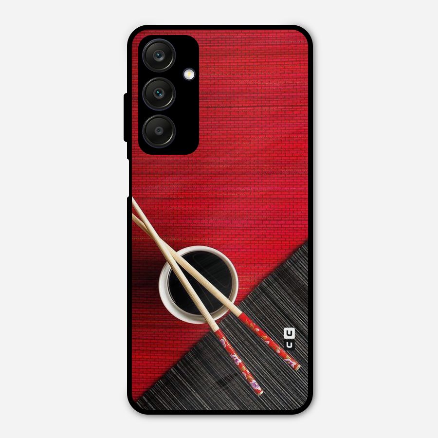 Cup Chopsticks Metal Back Case for Galaxy A25 5G