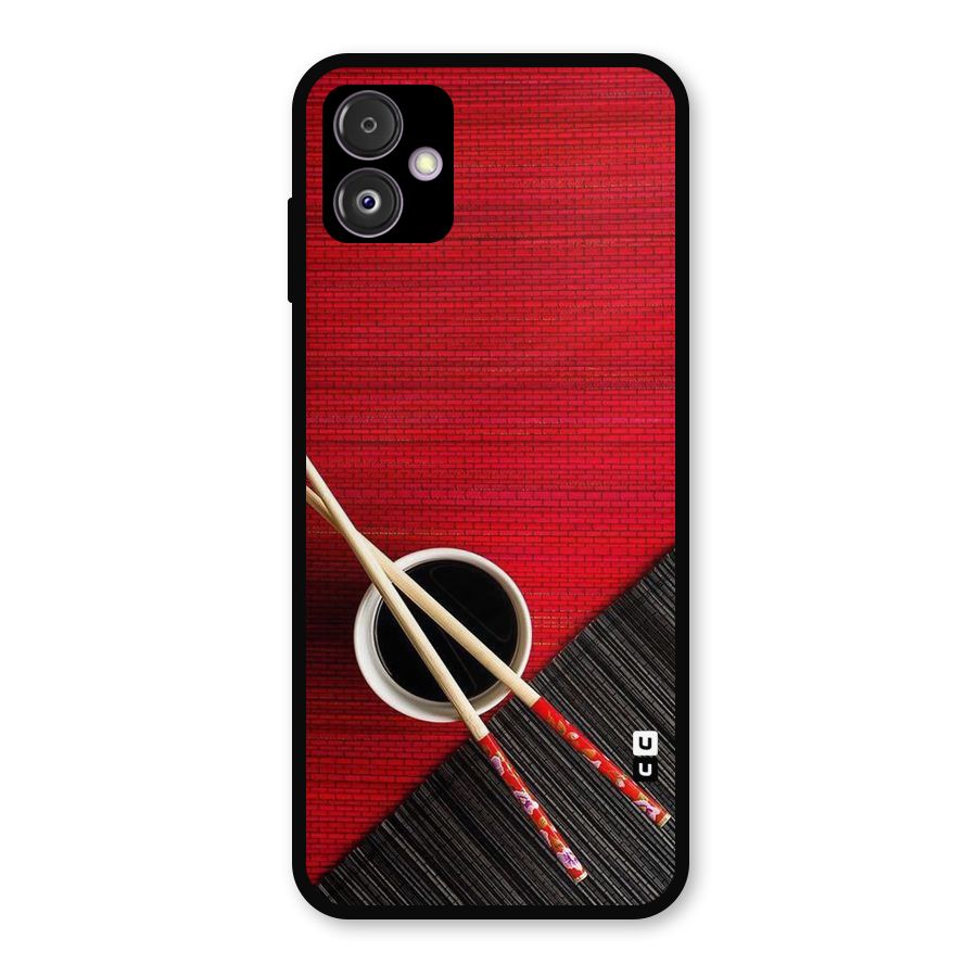 Cup Chopsticks Metal Back Case for Galaxy F14