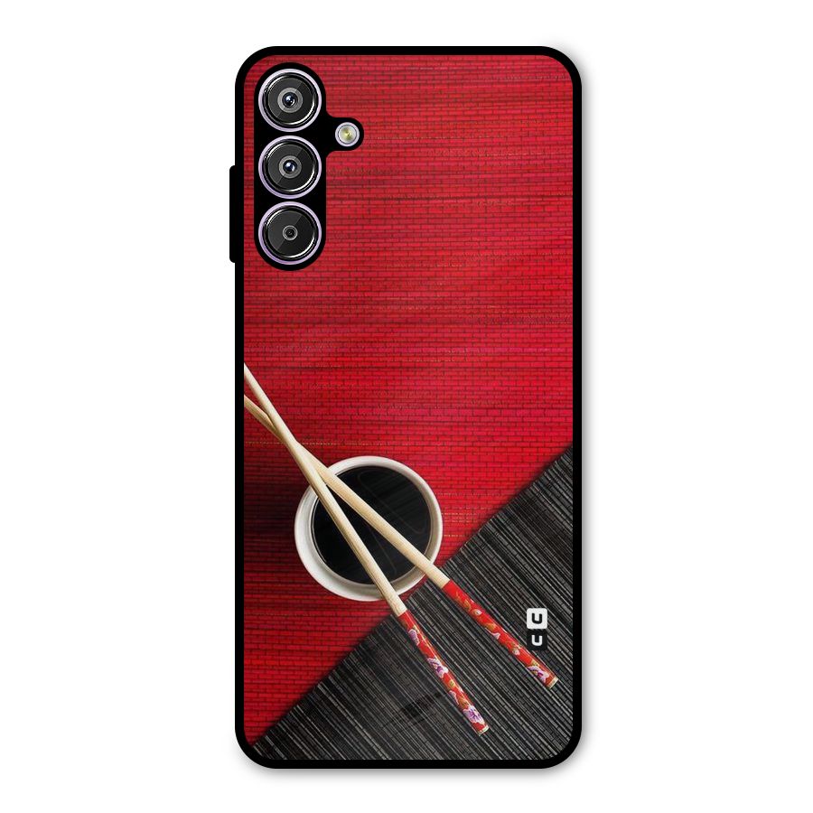 Cup Chopsticks Metal Back Case for Galaxy M15