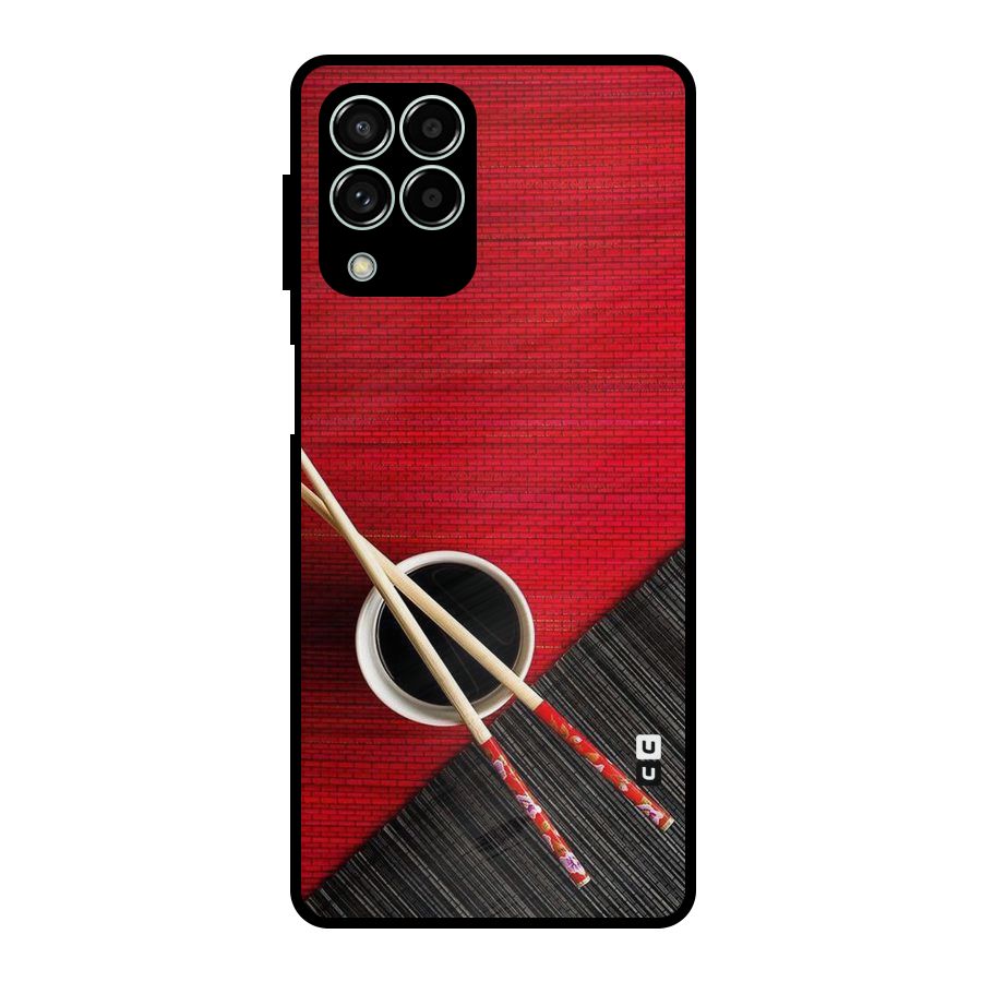 Cup Chopsticks Metal Back Case for Galaxy M33