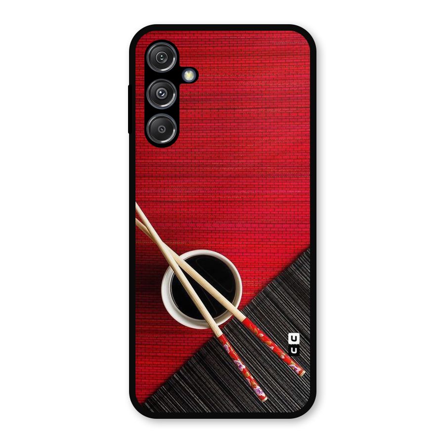 Cup Chopsticks Metal Back Case for Galaxy M34 5G