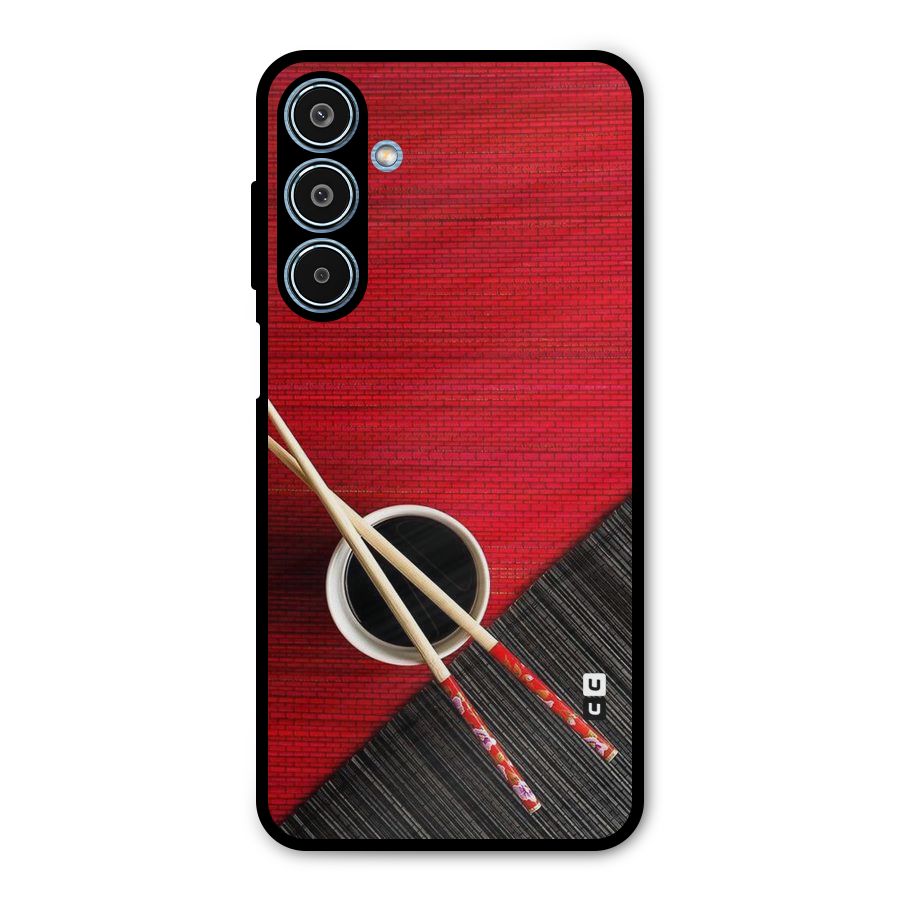 Cup Chopsticks Metal Back Case for Galaxy M35