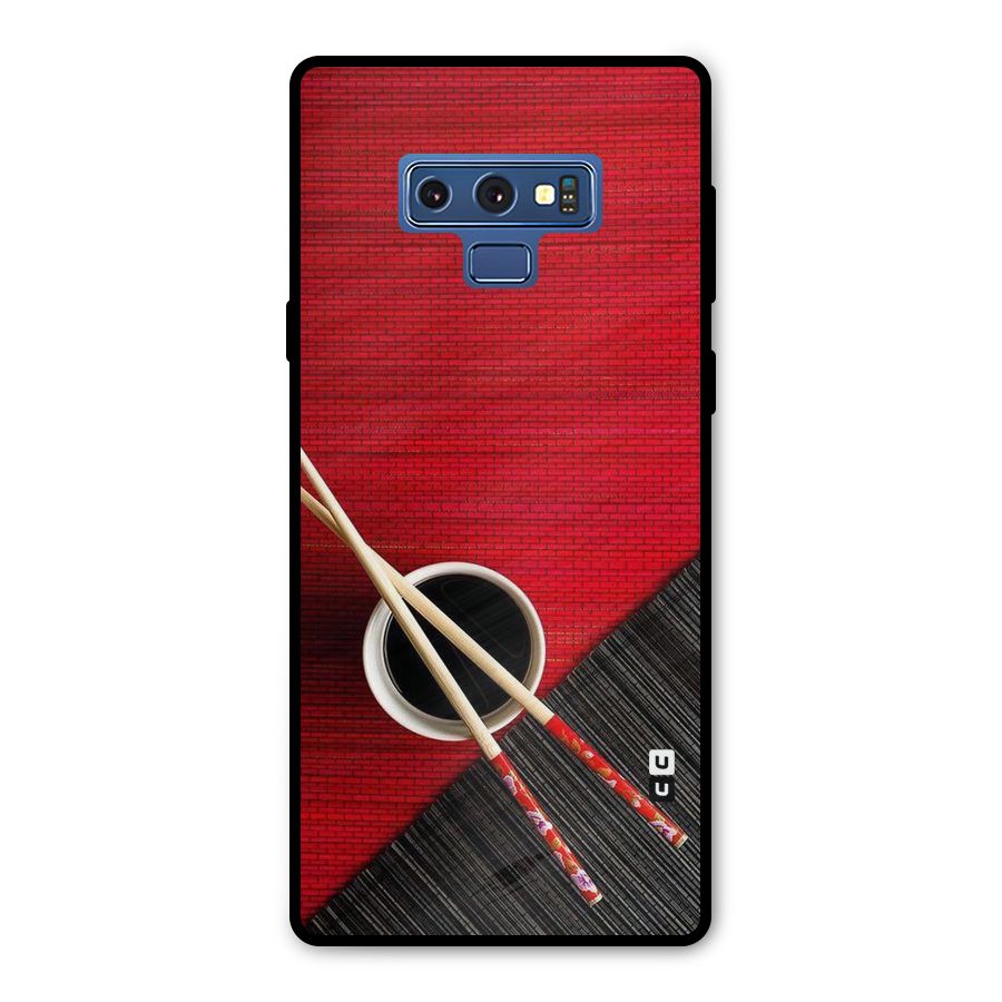 Cup Chopsticks Metal Back Case for Galaxy Note 9