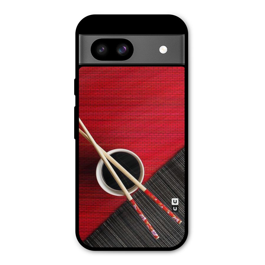 Cup Chopsticks Metal Back Case for Google Pixel 8a