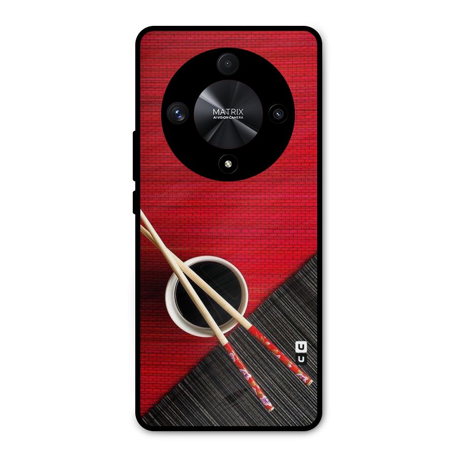 Cup Chopsticks Metal Back Case for Honor X9b
