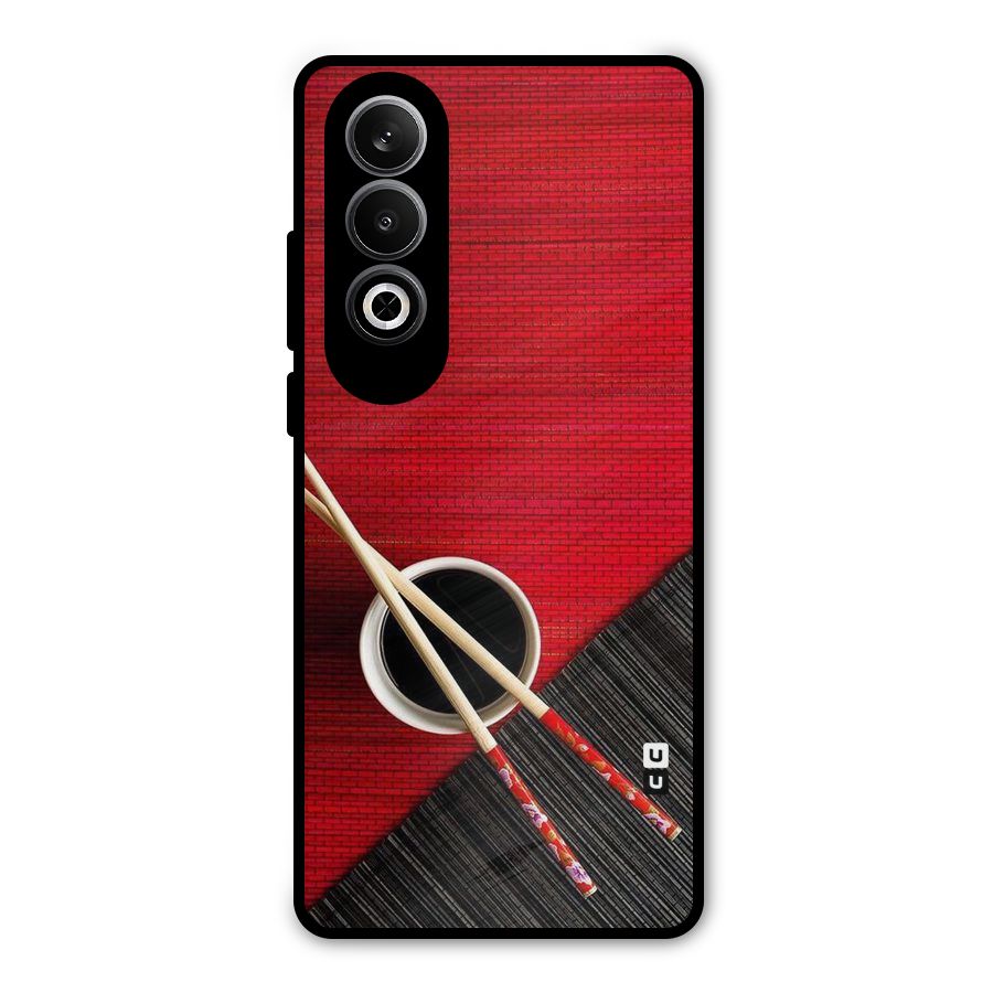 Cup Chopsticks Metal Back Case for OnePlus Nord CE4