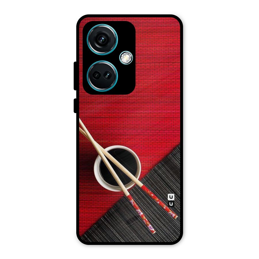 Cup Chopsticks Metal Back Case for OnePlus Nord CE 3 5G