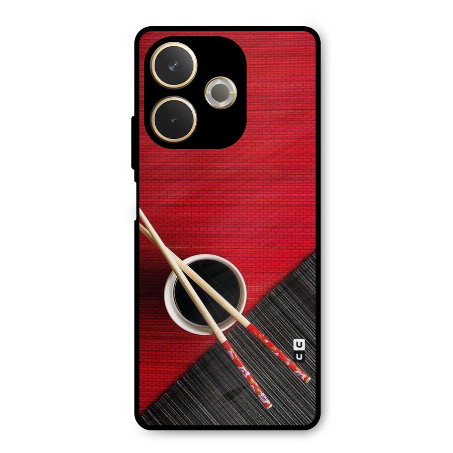 Cup Chopsticks Metal Back Case for Oppo A5 Pro