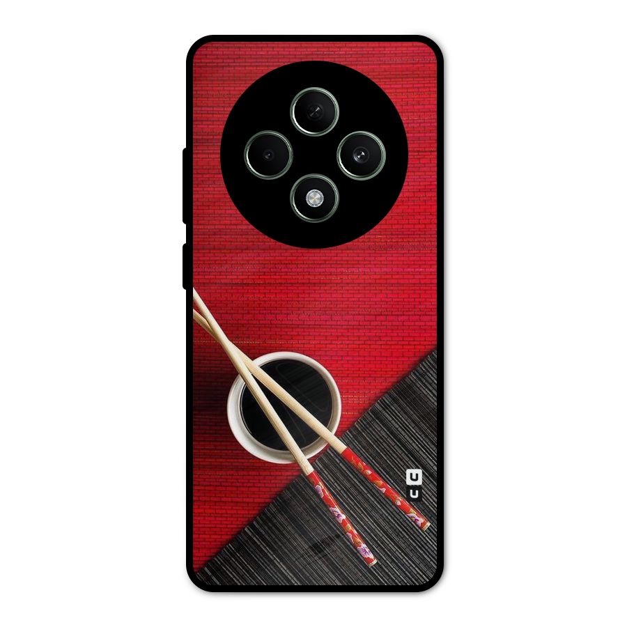 Cup Chopsticks Metal Back Case for Oppo F27