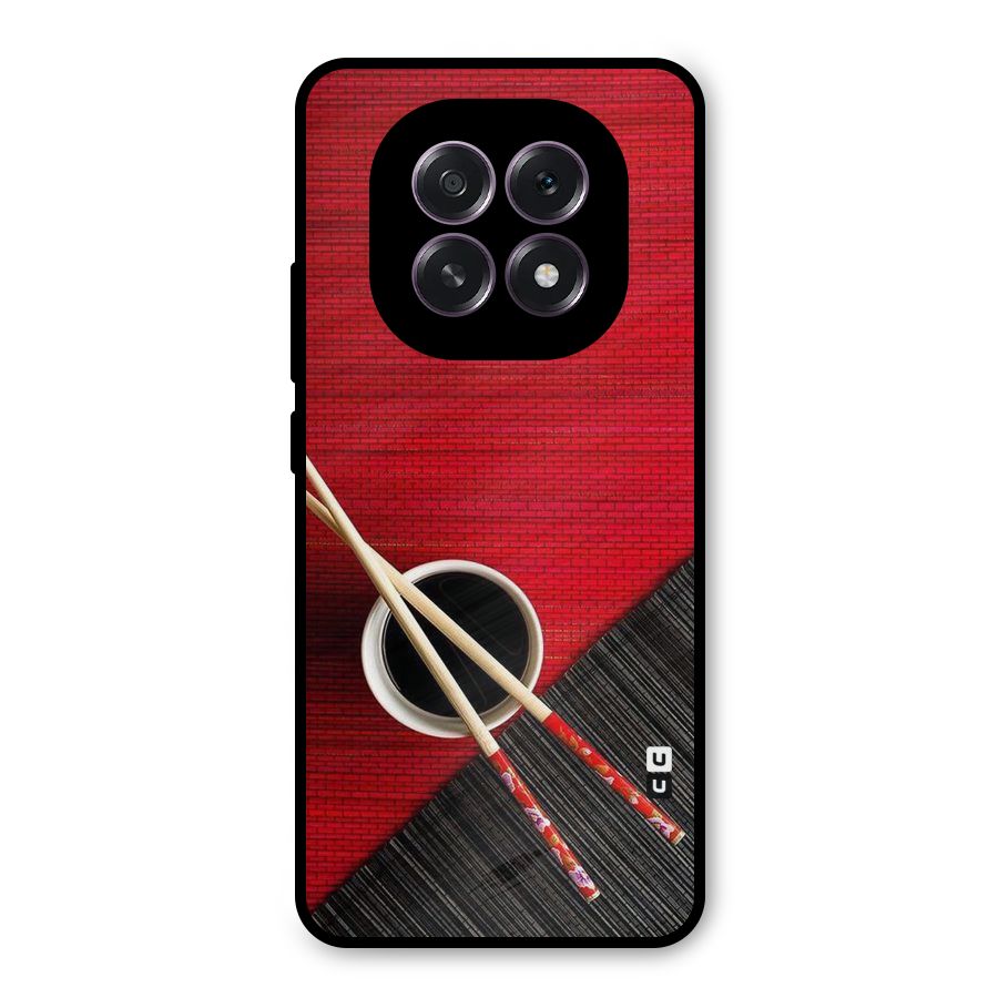 Cup Chopsticks Metal Back Case for Oppo F29