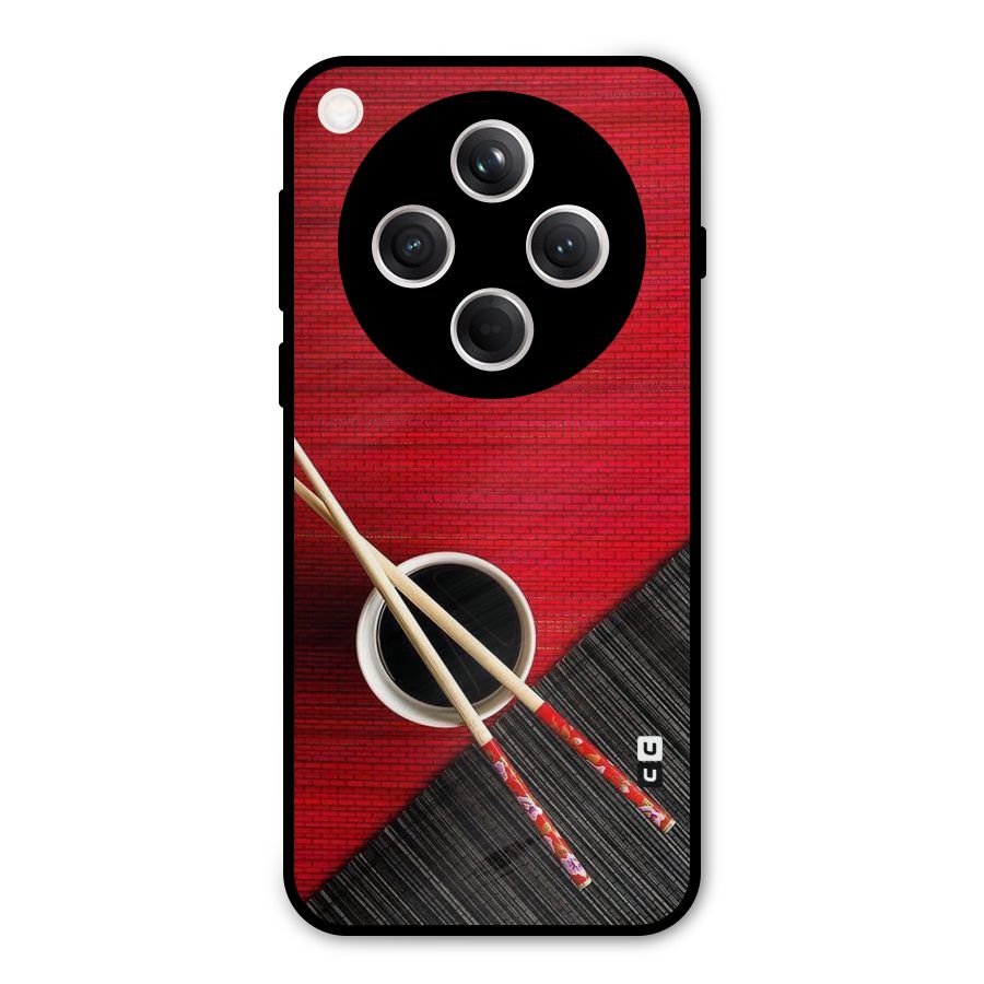 Cup Chopsticks Metal Back Case for Oppo Find X8