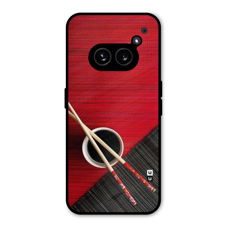 Cup Chopsticks Metal Back Case for Nothing Phone 2a