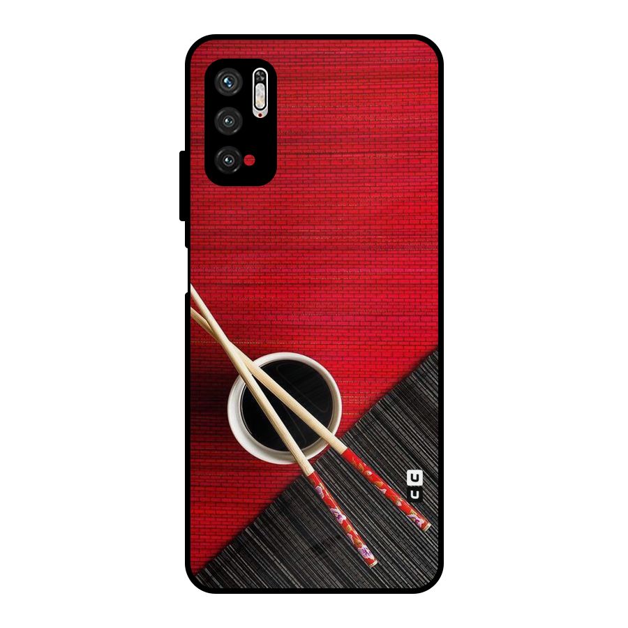 Cup Chopsticks Metal Back Case for Poco M3 Pro 5G