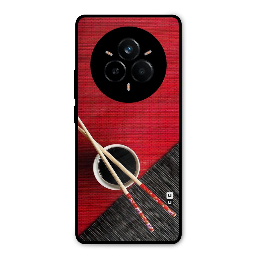 Cup Chopsticks Metal Back Case for Realme 14 Pro