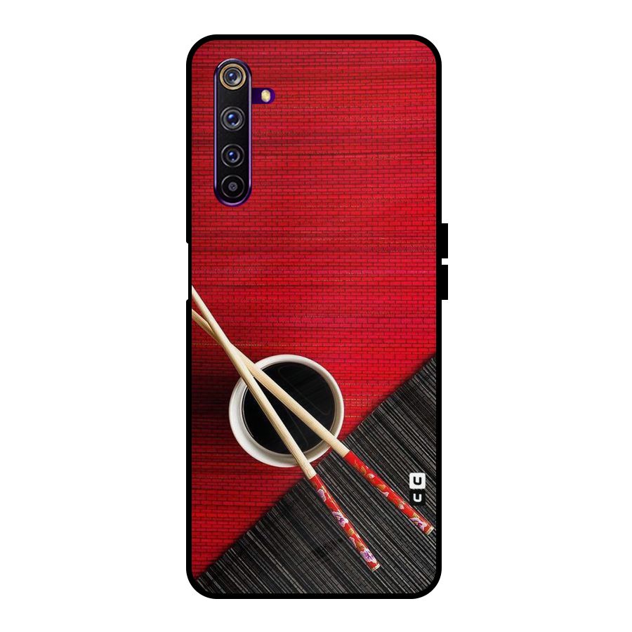Cup Chopsticks Metal Back Case for Realme 6 Pro
