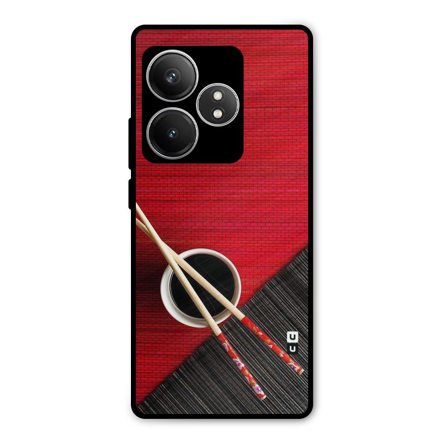 Cup Chopsticks Metal Back Case for Realme GT 6T