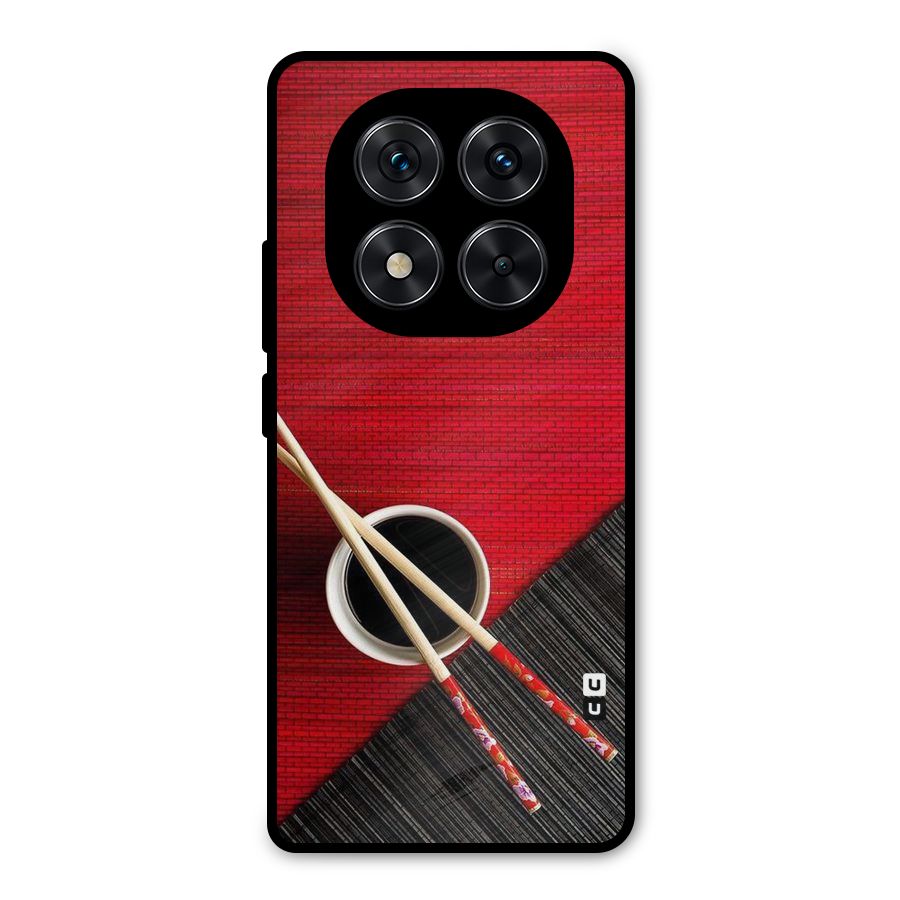Cup Chopsticks Metal Back Case for Redmi Note 14 Pro 5G