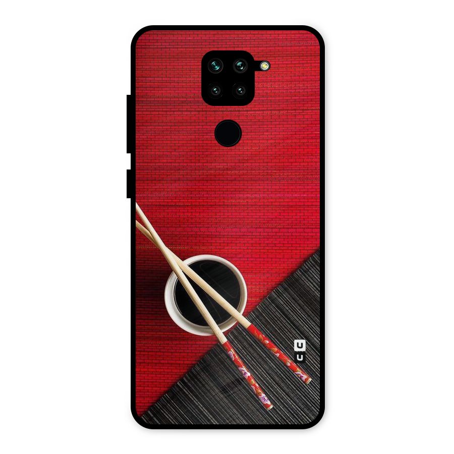 Cup Chopsticks Metal Back Case for Redmi Note 9
