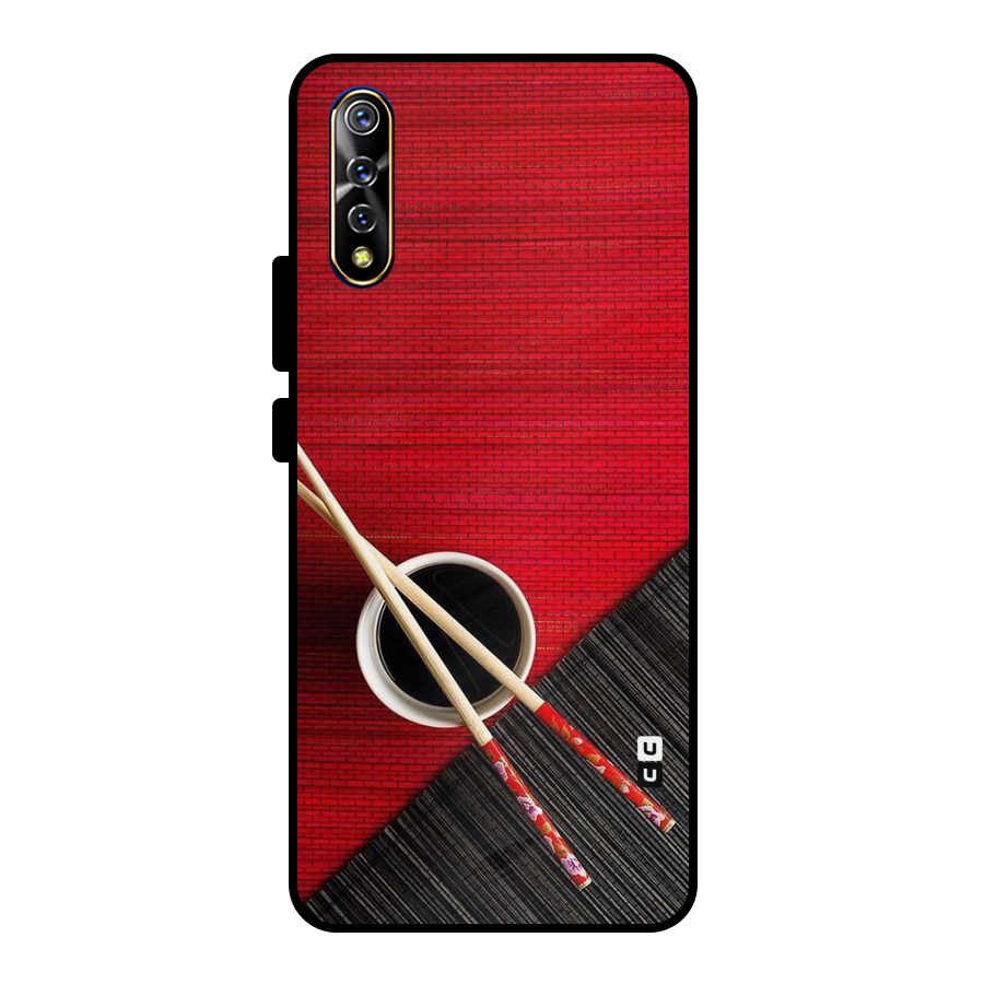 Cup Chopsticks Metal Back Case for Vivo S1
