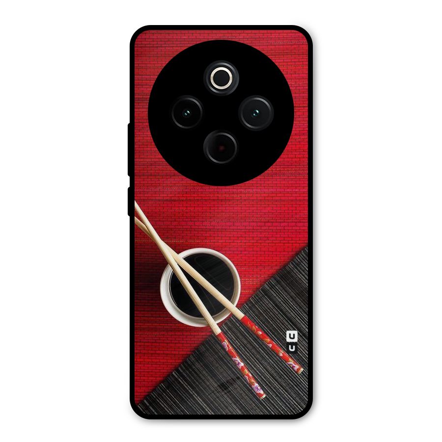 Cup Chopsticks Metal Back Case for Vivo T4