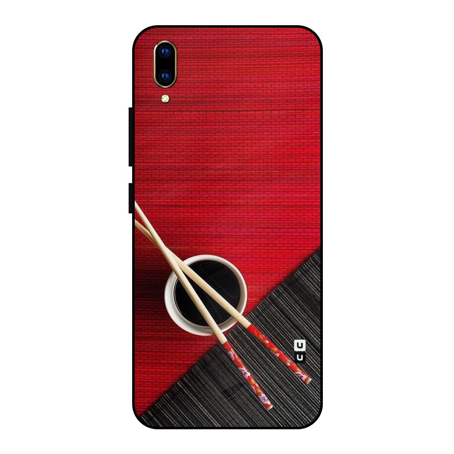 Cup Chopsticks Metal Back Case for Vivo V11 Pro