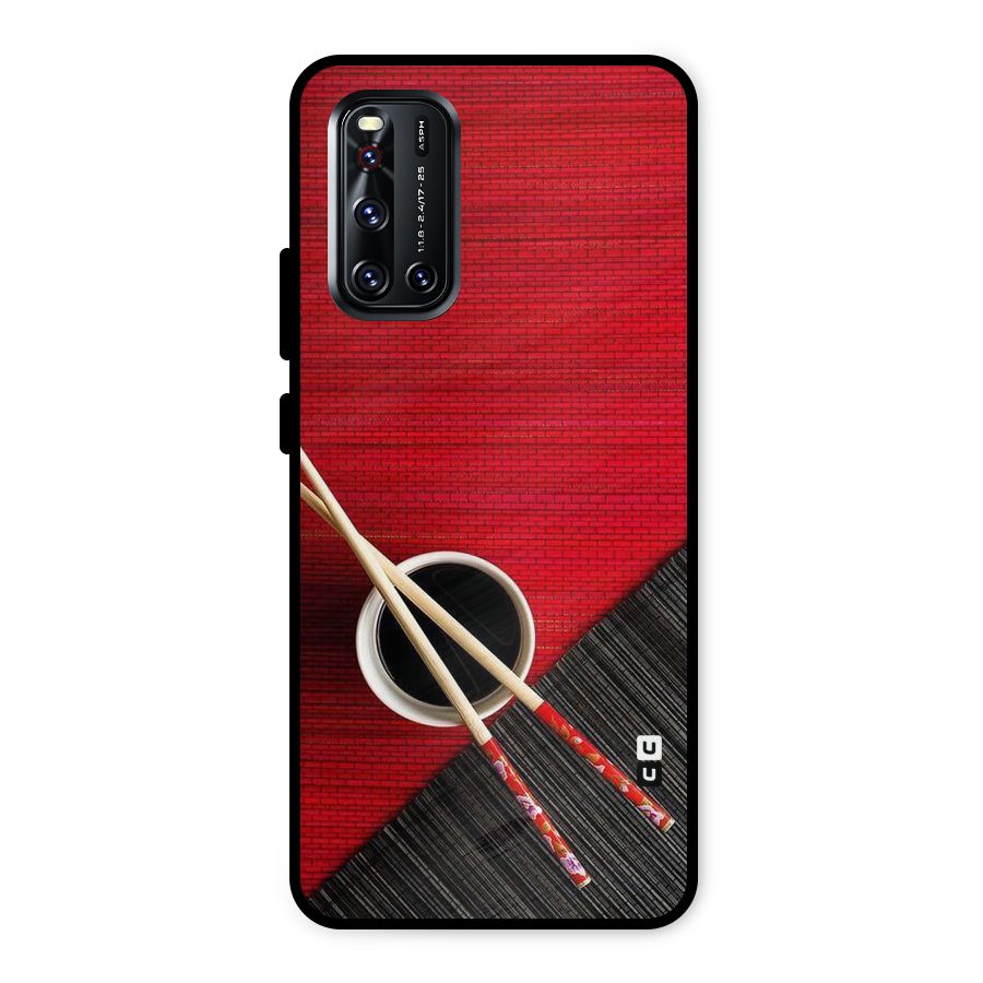 Cup Chopsticks Metal Back Case for Vivo V19