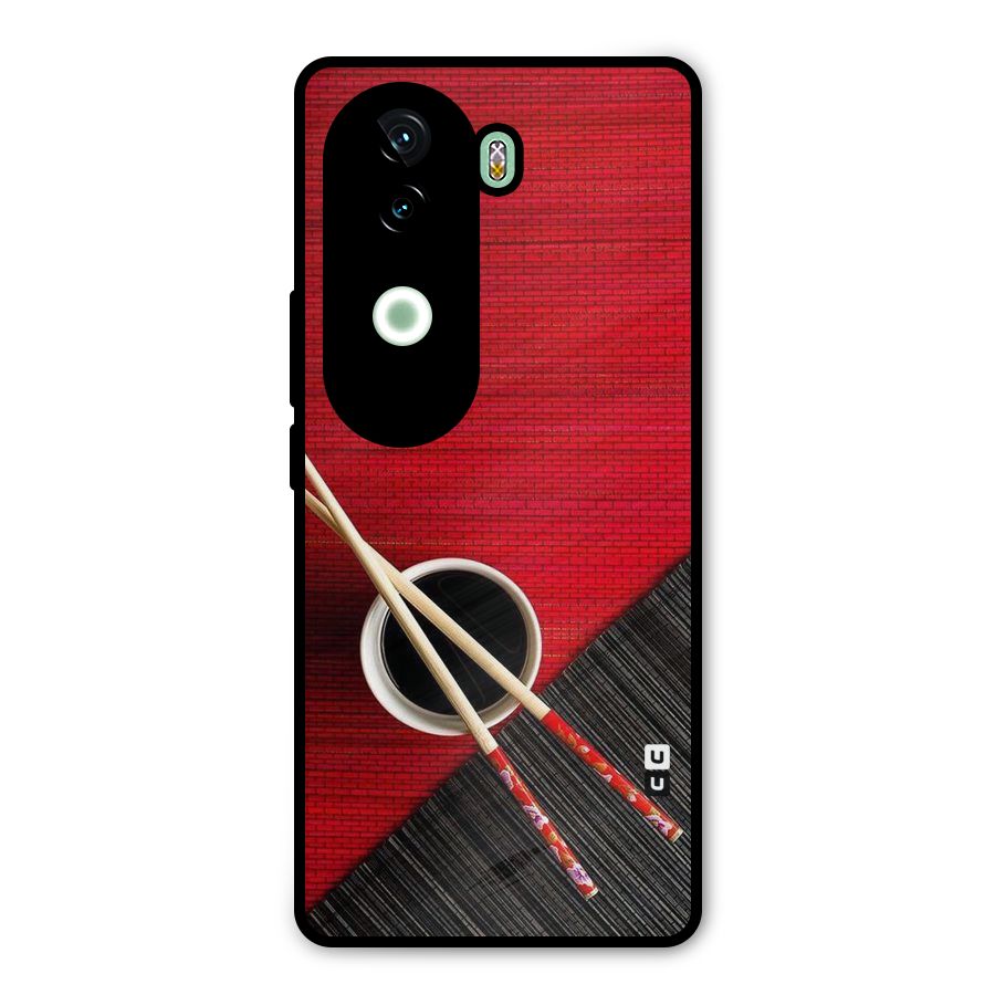 Cup Chopsticks Metal Back Case for Vivo V40e