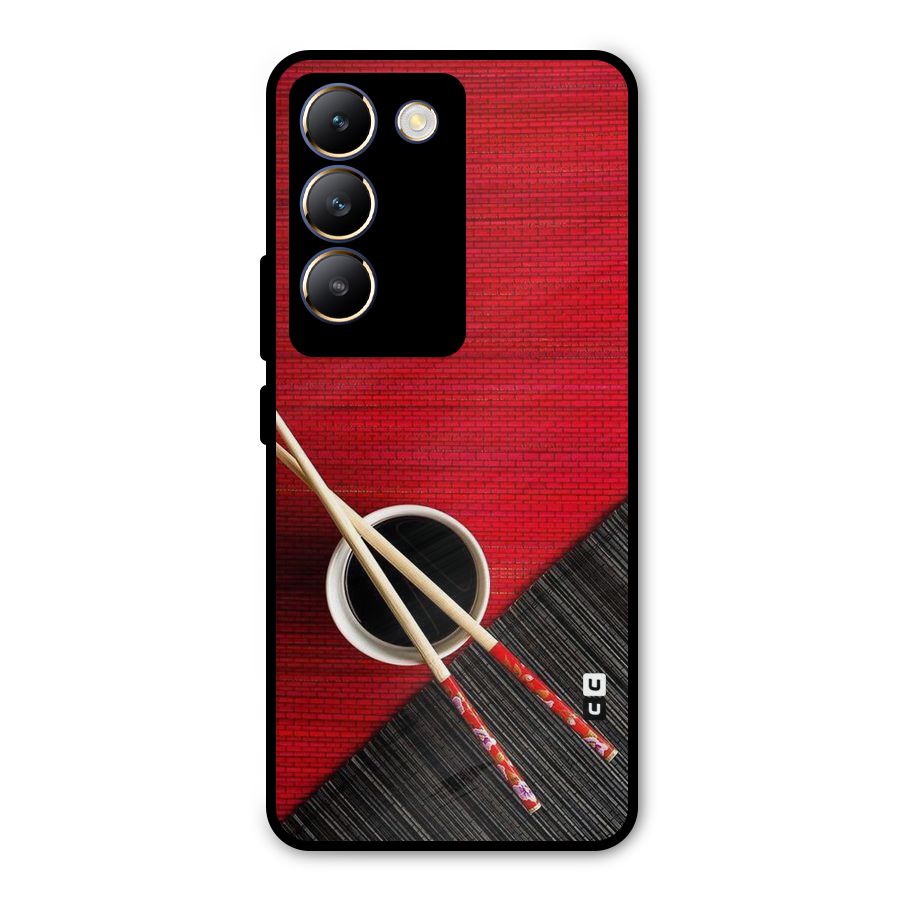 Cup Chopsticks Metal Back Case for Vivo Y200e