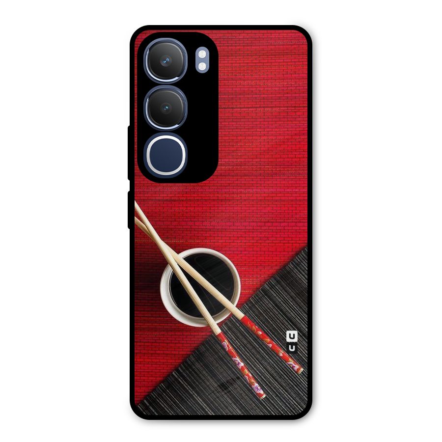 Cup Chopsticks Metal Back Case for Vivo Y29