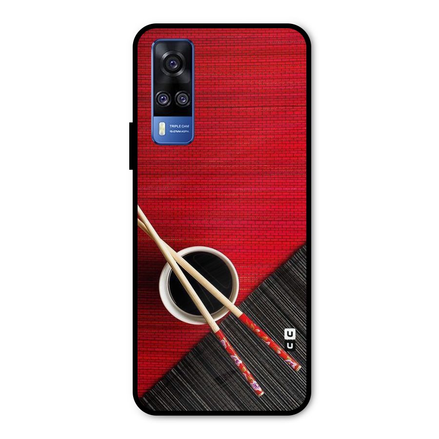 Cup Chopsticks Metal Back Case for Vivo Y31