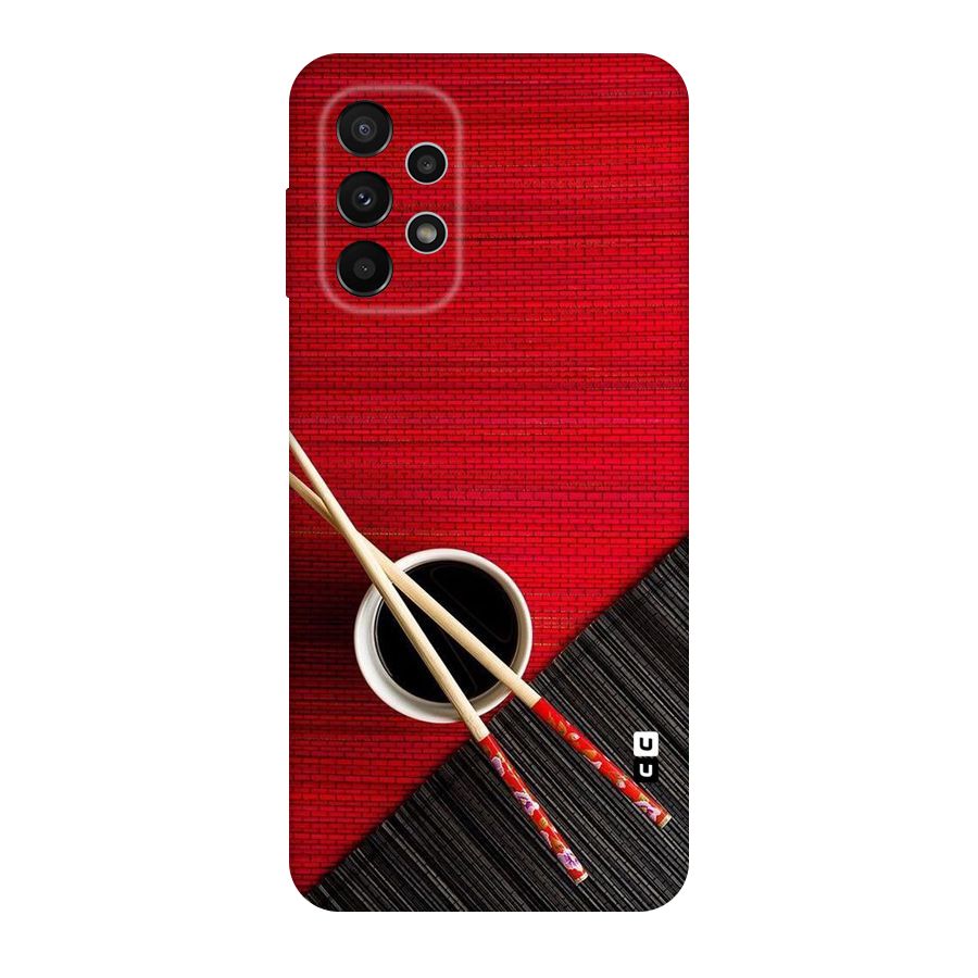 Cup Chopsticks Original Polycarbonate Back Case for Galaxy A23