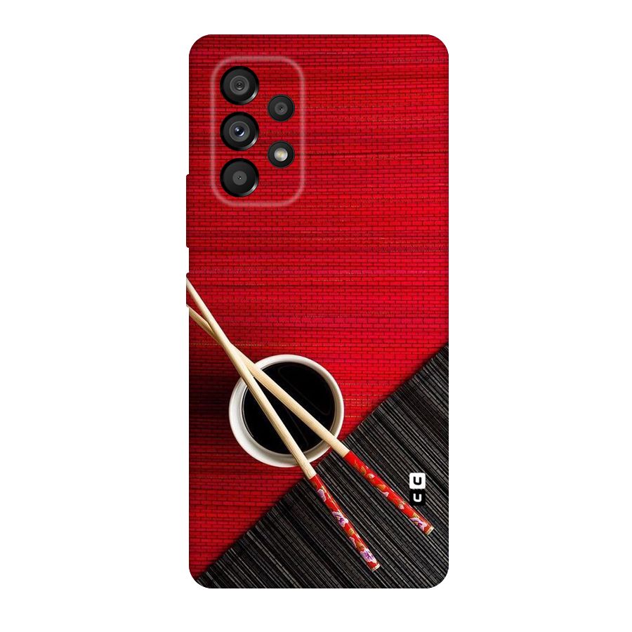 Cup Chopsticks Original Polycarbonate Back Case for Galaxy A53 5G