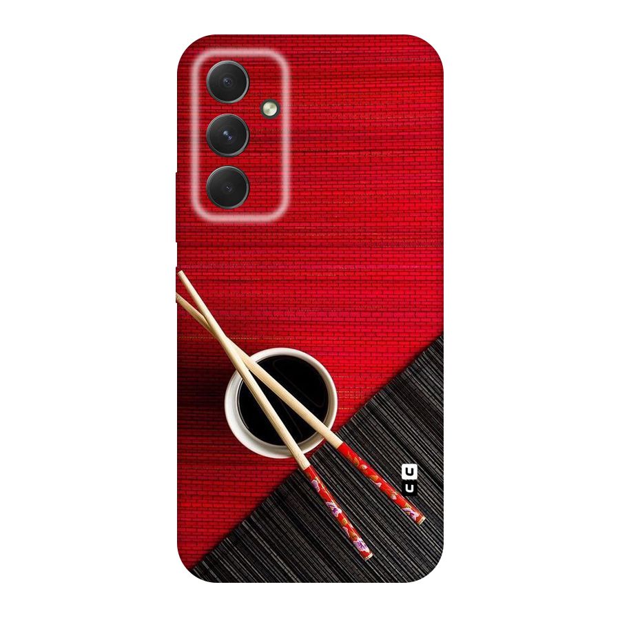 Cup Chopsticks Original Polycarbonate Back Case for Galaxy A54