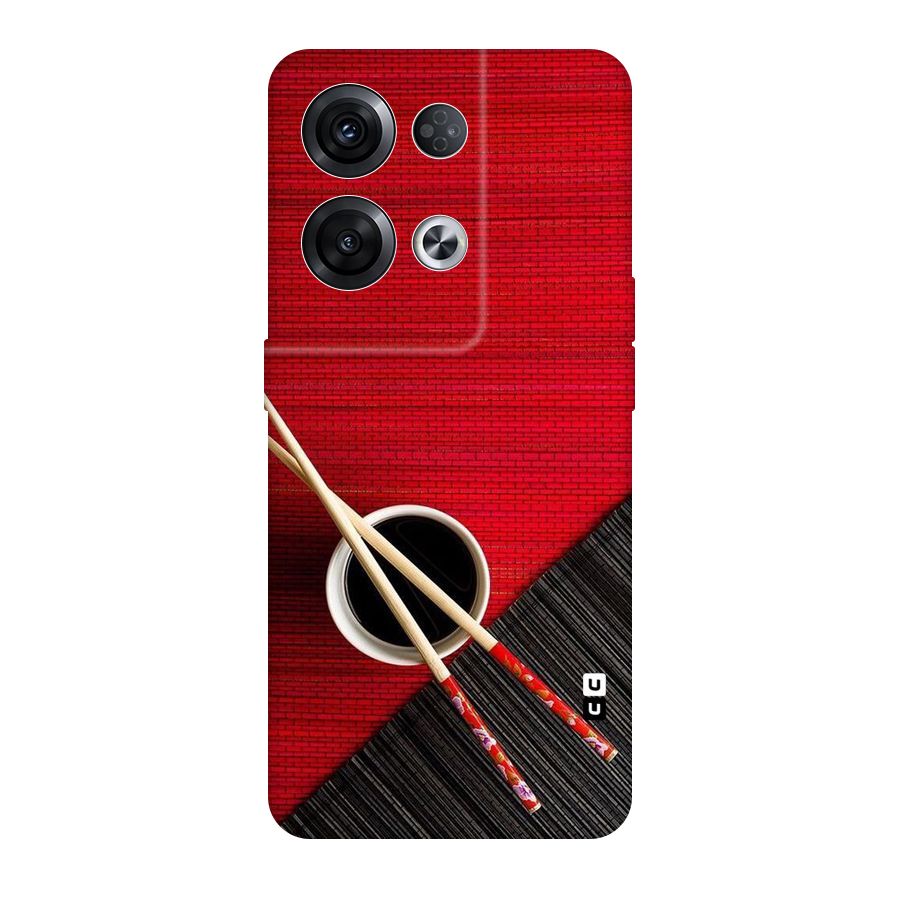 Cup Chopsticks Original Polycarbonate Back Case for Oppo Reno8 Pro 5G