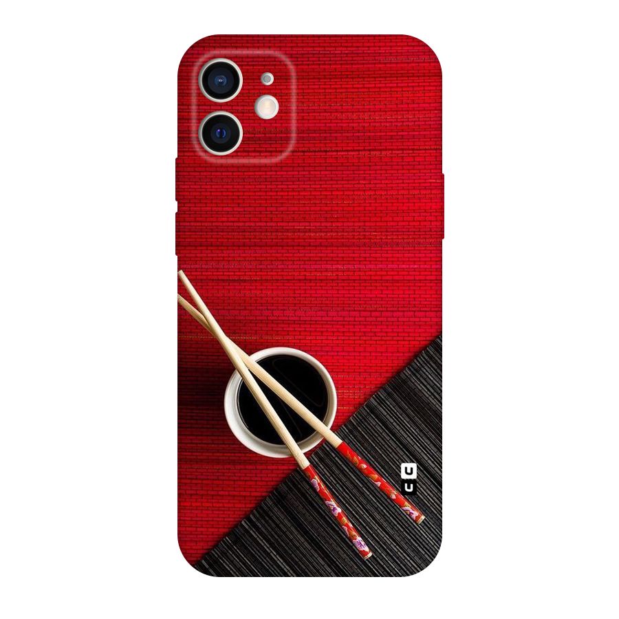 Cup Chopsticks Original Polycarbonate Back Case for iPhone 12