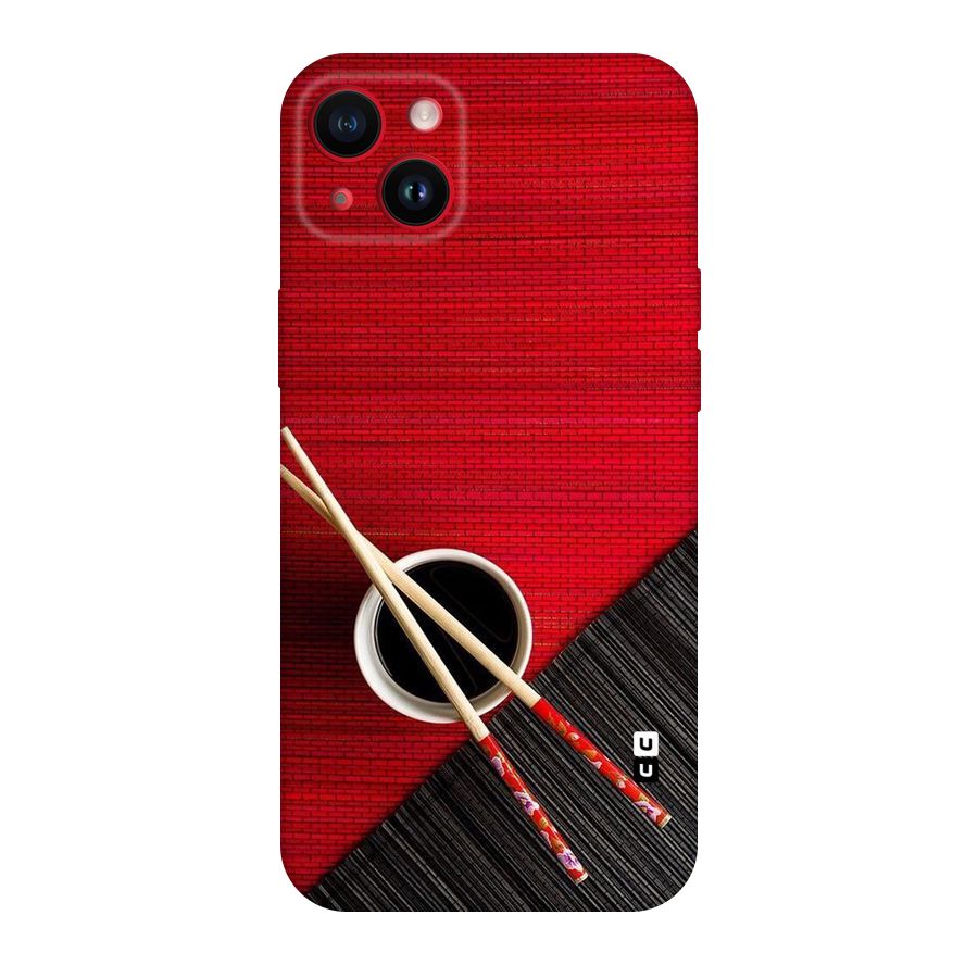 Cup Chopsticks Original Polycarbonate Back Case for iPhone 14 Plus