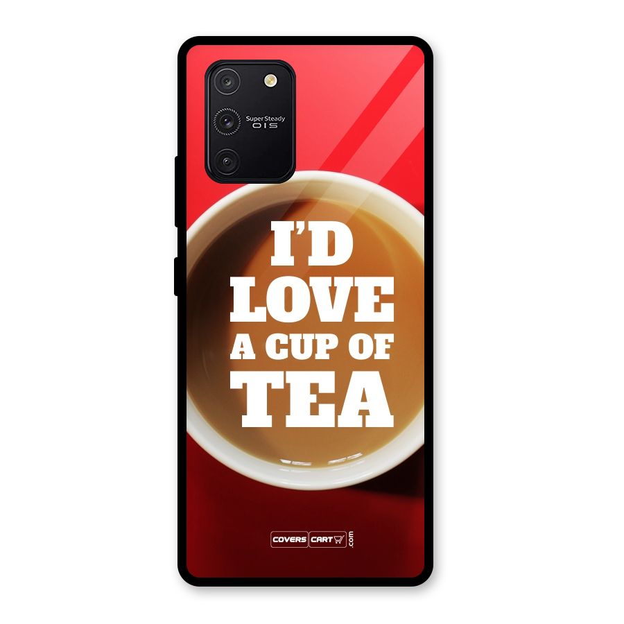 Cup of Tea Glass Back Case for Galaxy S10 Lite