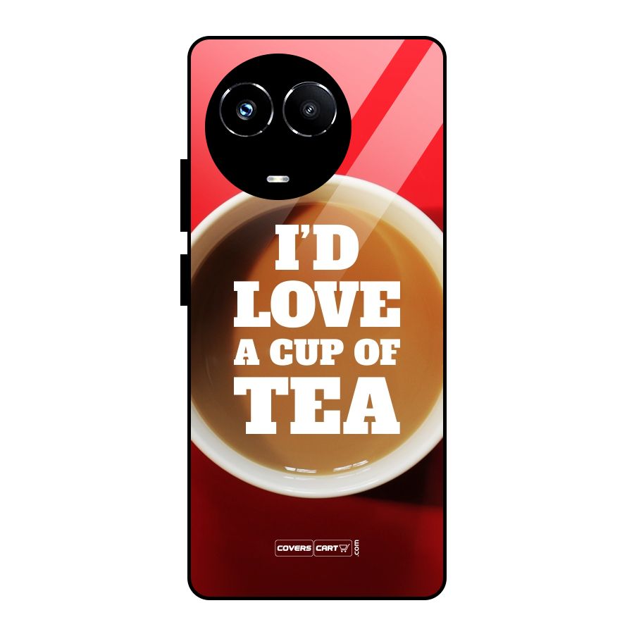 Cup of Tea Glass Back Case for Realme 11X