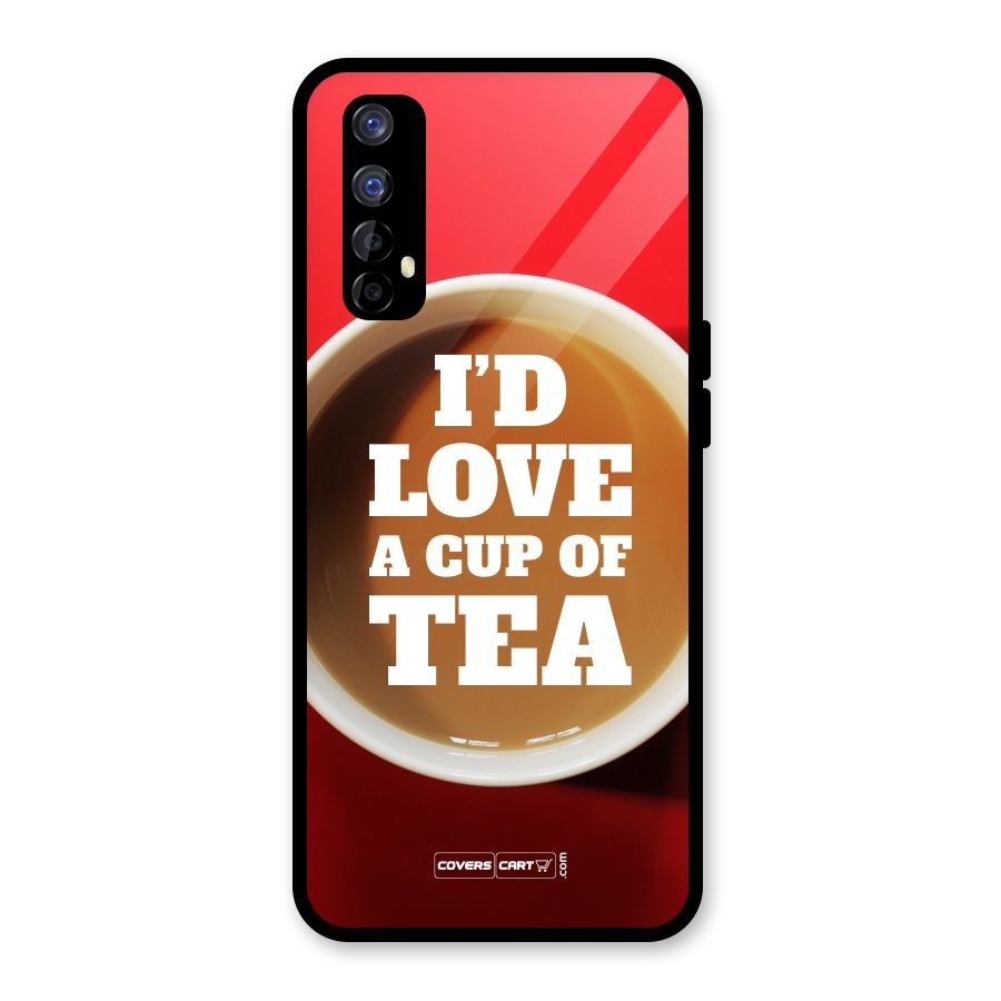 Cup of Tea Glass Back Case for Realme Narzo 20 Pro