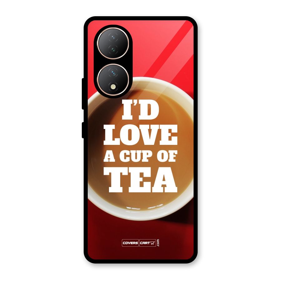 Cup of Tea Glass Back Case for Vivo Y100A