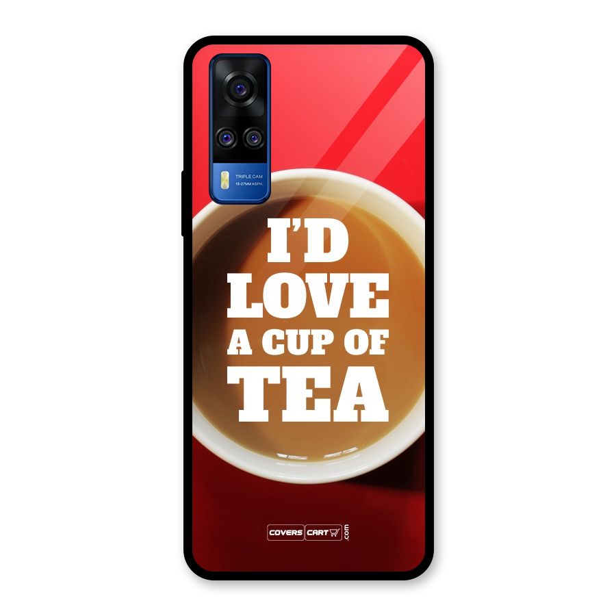 Cup of Tea Glass Back Case for Vivo Y31