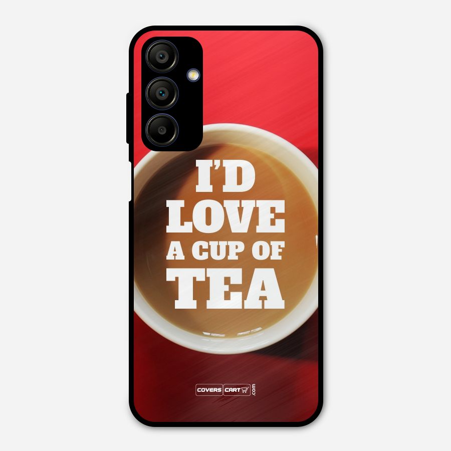 Cup of Tea Metal Back Case for Galaxy A15 5G