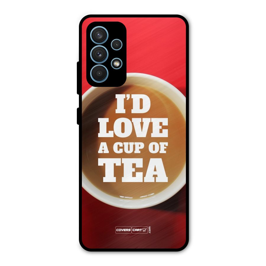 Cup of Tea Metal Back Case for Galaxy A32