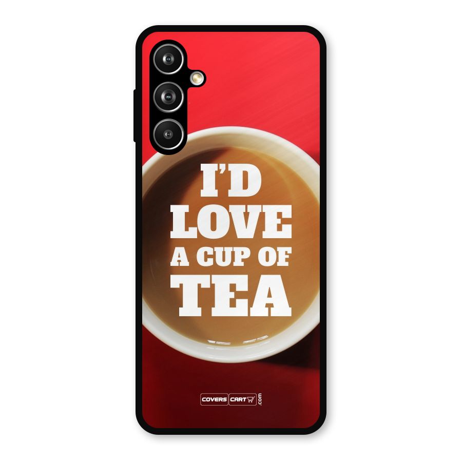 Cup of Tea Metal Back Case for Galaxy F54
