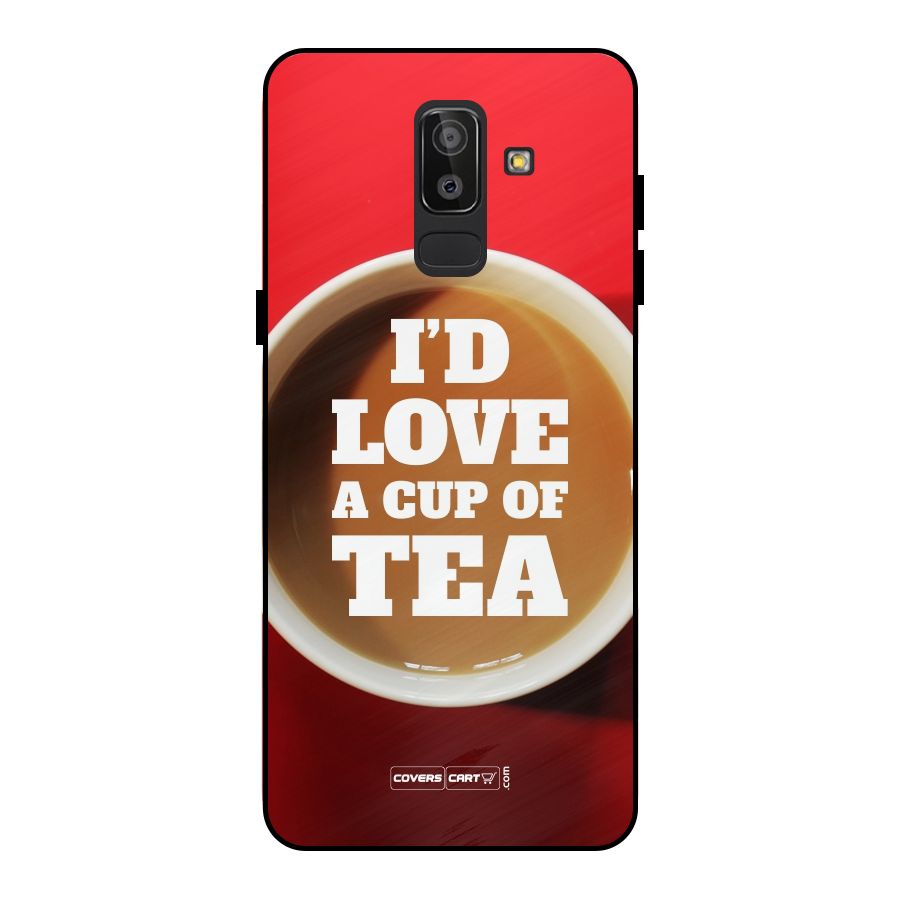 Cup of Tea Metal Back Case for Galaxy J8