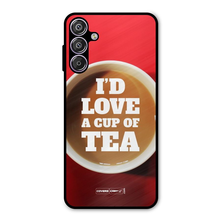Cup of Tea Metal Back Case for Galaxy M15