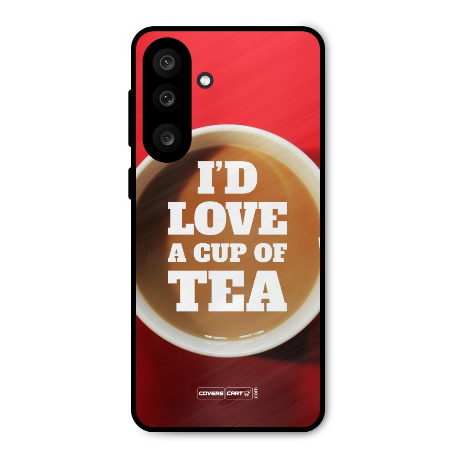 Cup of Tea Metal Back Case for Galaxy M56